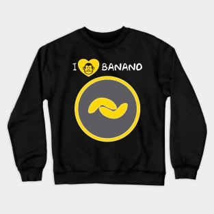 I Love Banano Crewneck Sweatshirt